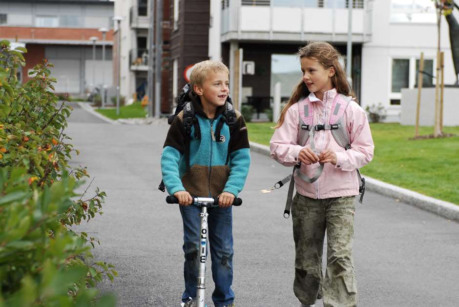 Foto av barn i Lørenparken