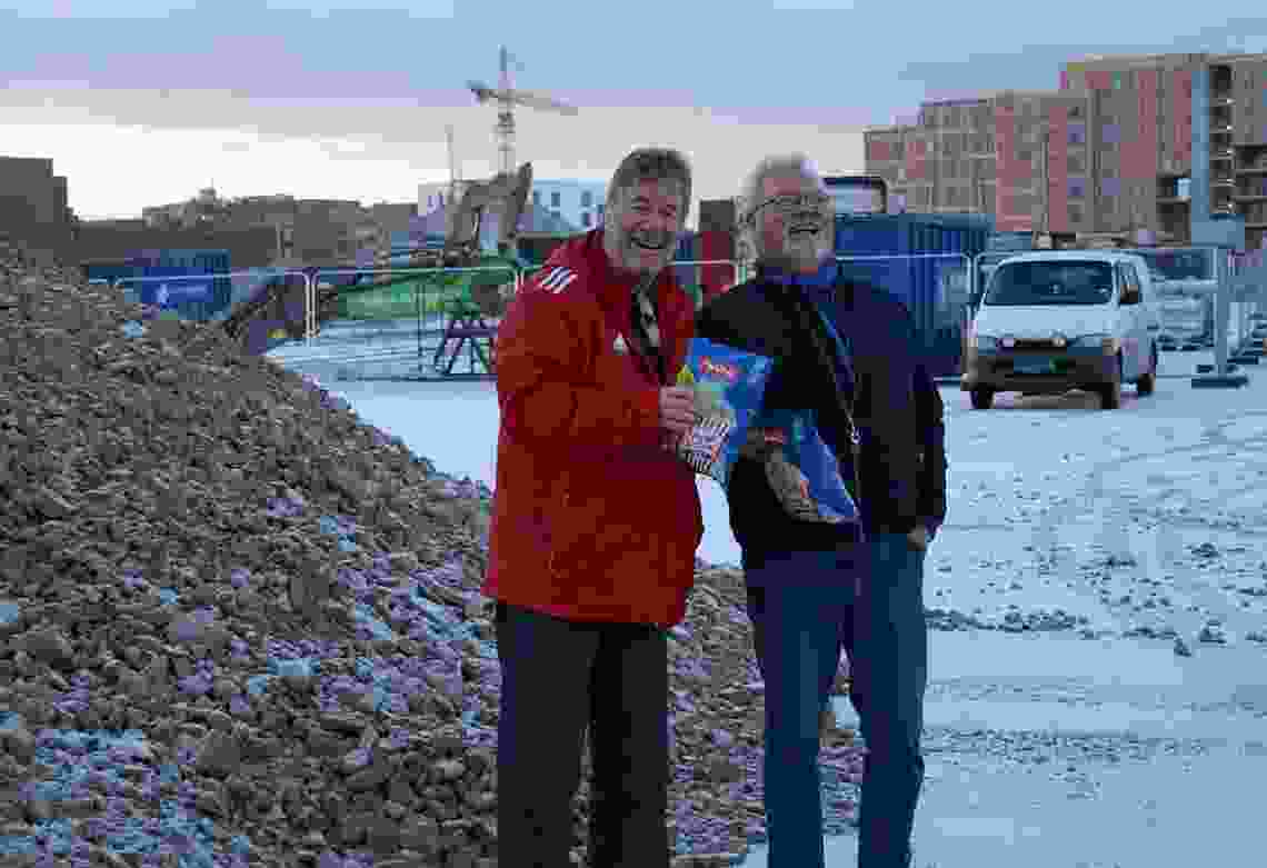Foto av Arild Rønsen og Roy Hauge