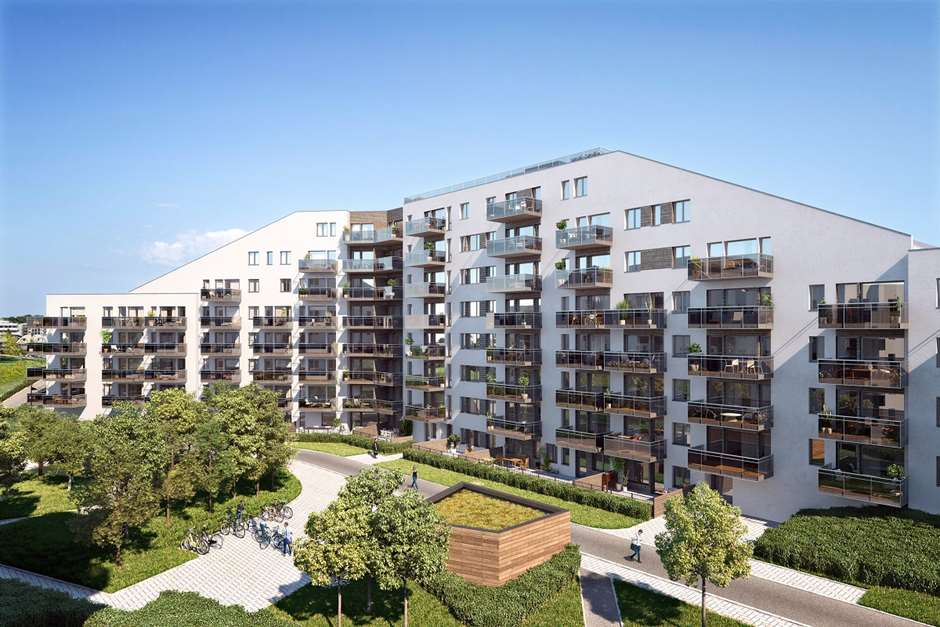 Nybyen, Økern, eksteriørbilde