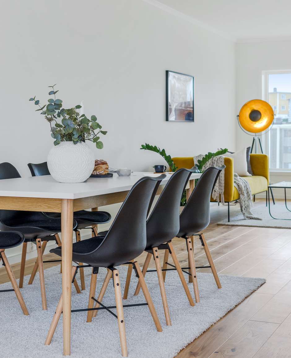 God plass til stor spisestue